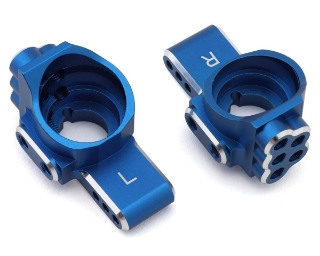 Picture of Yokomo Chamfered Aluminum Rear Hub Carrier (Blue) (2) (RD2.0/SD3.0)