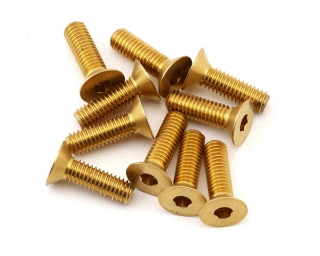 Picture of Yokomo Brass Flat Head Screws (10) (3x10mm)