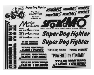Picture of Yokomo 870C Super Dog Fighter Decal Set (Black)