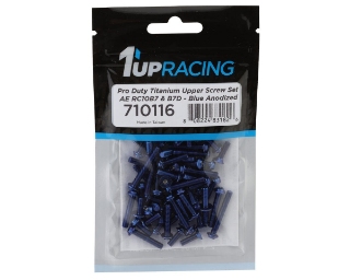 Picture of 1UP Racing RC10B7/RC10B7D Pro Duty Titanium Upper Screw Set (Blue)(73)