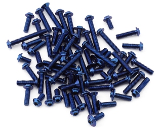 Picture of 1UP Racing Mugen MSB1 Pro Duty Titanium Upper Screw Set (Blue)