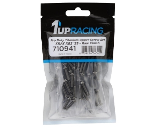 Picture of 1UP Racing Xray XB2 2025 Pro Duty Titanium Upper Screw Set (Silver)