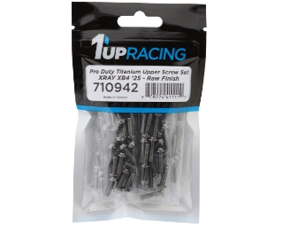 Picture of 1UP Racing Xray XB4 2025 Pro Duty Titanium Upper Screw Set (Silver)