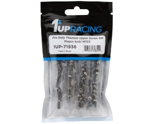 Picture of 1UP Racing Mugen MTC3 Pro Duty Titanium Upper Screw Set (Silver) (113)