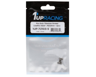 Picture of 1UP Racing Titanium Pro Duty LowPro Head Screws (5) (2x3mm)
