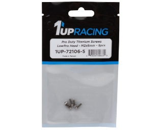 Picture of 1UP Racing Titanium Pro Duty LowPro Head Screws (5) (2x6mm)