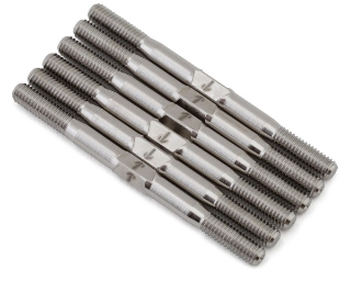 Picture of 1UP Racing RC10B7/RC10B7D Pro Duty Titanium Turnbuckle Set (Raw Silver)