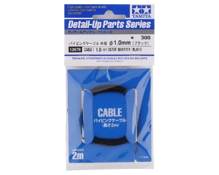 Picture of Tamiya 1.0mm Cable Wire (Black) (2000mm)