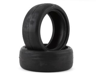 Picture of Tamiya Reinforced Rubber 1/10 TC Racing Tires (24mm) (2) (Hard)