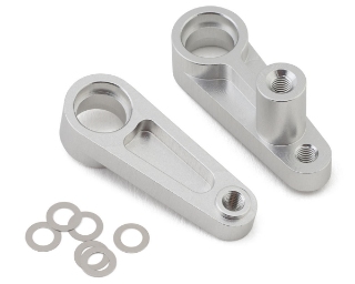 Picture of Tamiya BB-01 Aluminum Steering Bellcrank Set (Silver) (2)