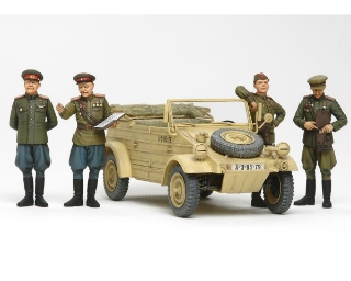 Picture of Tamiya 1/35 Russian Commanders & Staff Car Plastic Model Kit w/Figures