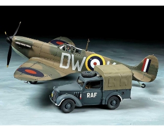 Picture of Tamiya 1/48 Supermarine Spitfire Mk.I & Light Utility Car Model Set