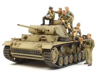 Picture of Tamiya 1/35 German Panzer III Ausf.L Tank w/Rommel & DAK Crew Model Kit