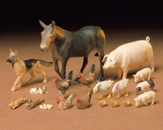 Picture of Tamiya 1/35 Livestock Set Kit Diorama Set