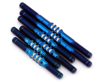 Picture of JConcepts Team Associated RC10 4WD Fin Titanium Turnbuckle Set (Blue)