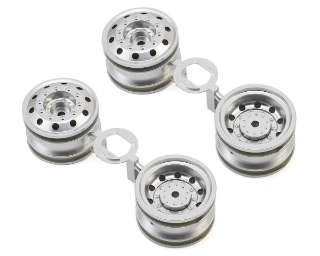 Picture of Tamiya TT-01 Type-E Racing Truck Wheels (Matte Chrome) (4)