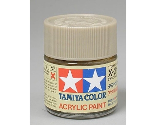 Picture of Tamiya X-31 Titanium Gold Mini Acrylic Paint (23ml)