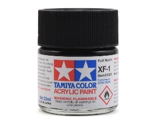 Picture of Tamiya XF-1 Flat Black Acrylic Paint (23ml)