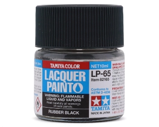 Picture of Tamiya LP-65 Rubber Black Lacquer Paint (10ml)