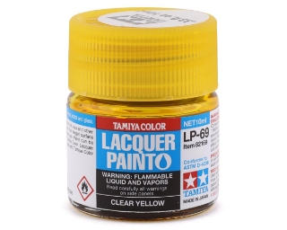 Picture of Tamiya LP-69 Clear Yellow Lacquer Paint (10ml)