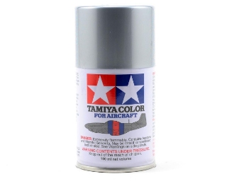 Picture of Tamiya AS-12 Bare Metal Silver Aircraft Lacquer Spray Paint (100ml)